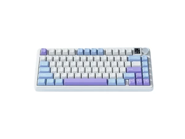 Xinmeng M75 PRO Tri-Mode Wireless Gasket RGB Mechanical Keyboard With Display Starlight (Black Plum Switch)