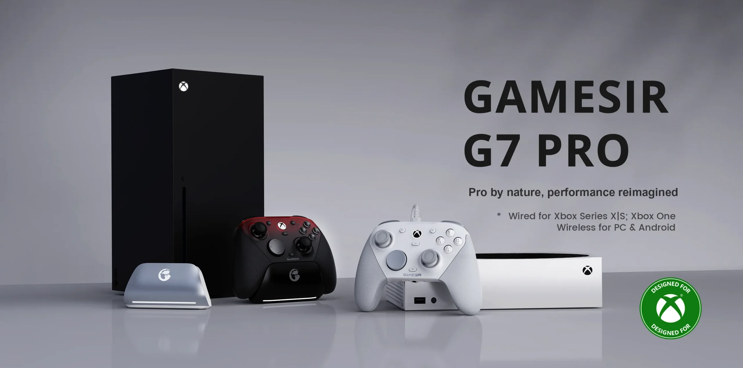 GameSir G7 Pro Tri-Mode Xbox Wired, PC & Mobile Wireless Controller