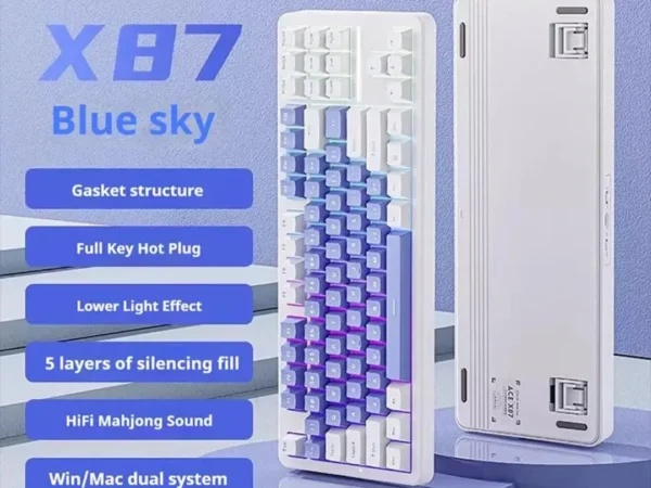 EWEADN ACE X87 RGB gaming wired mechanical keyboard