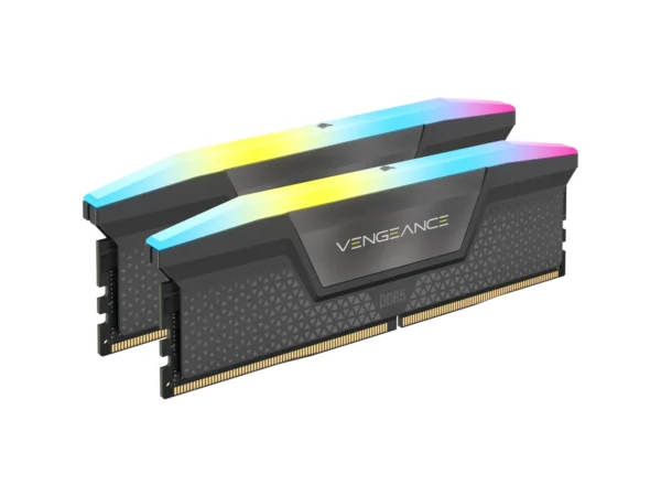 CORSAIR VENGEANCE® RGB 64GB (2x32GB) DDR5 DRAM 6000MT/s CL40 AMD EXPO & Intel XMP Memory Kit